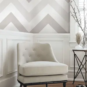 Chevron Wallpaper - Peel and Stick