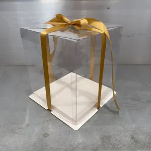 Tall Cake Boxes-Transparent