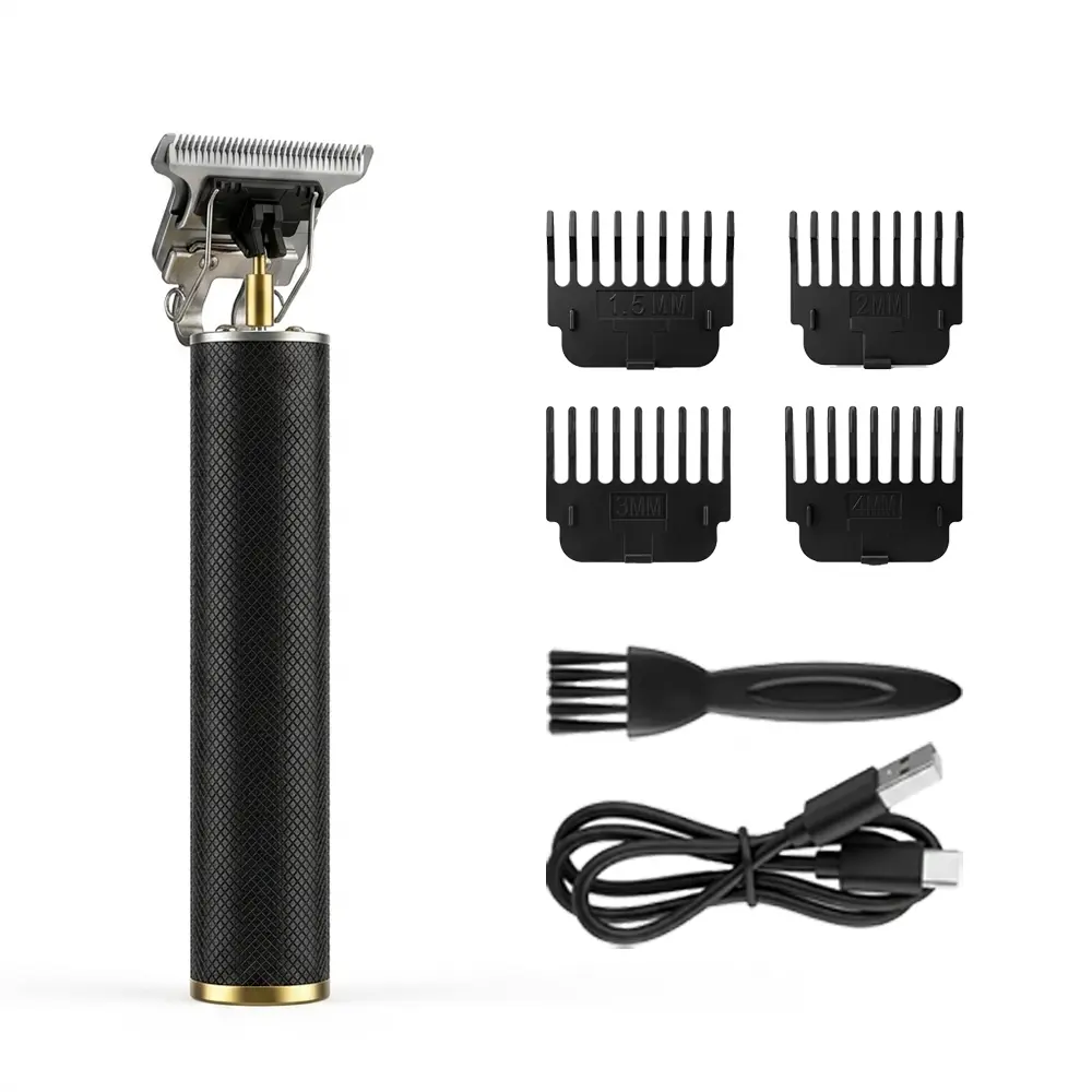 LEFFY T9 Detail Hair Trimmer for Men, Cordless Electric Outline Shaper with LCD Digital Power Display Type-C Fast Charge Sharp Blade, Portable Barber Beard & Hair Edge Cutter, Perfect Father's Day Birthday Gift for Dad Husband Boyfriend
