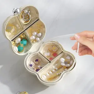 Portable Mini Travel Medicine Box, UV Protection Moisture-Proof Vitamin Organizer, Seven-Day Personalized Storage Case, Jewelry Container