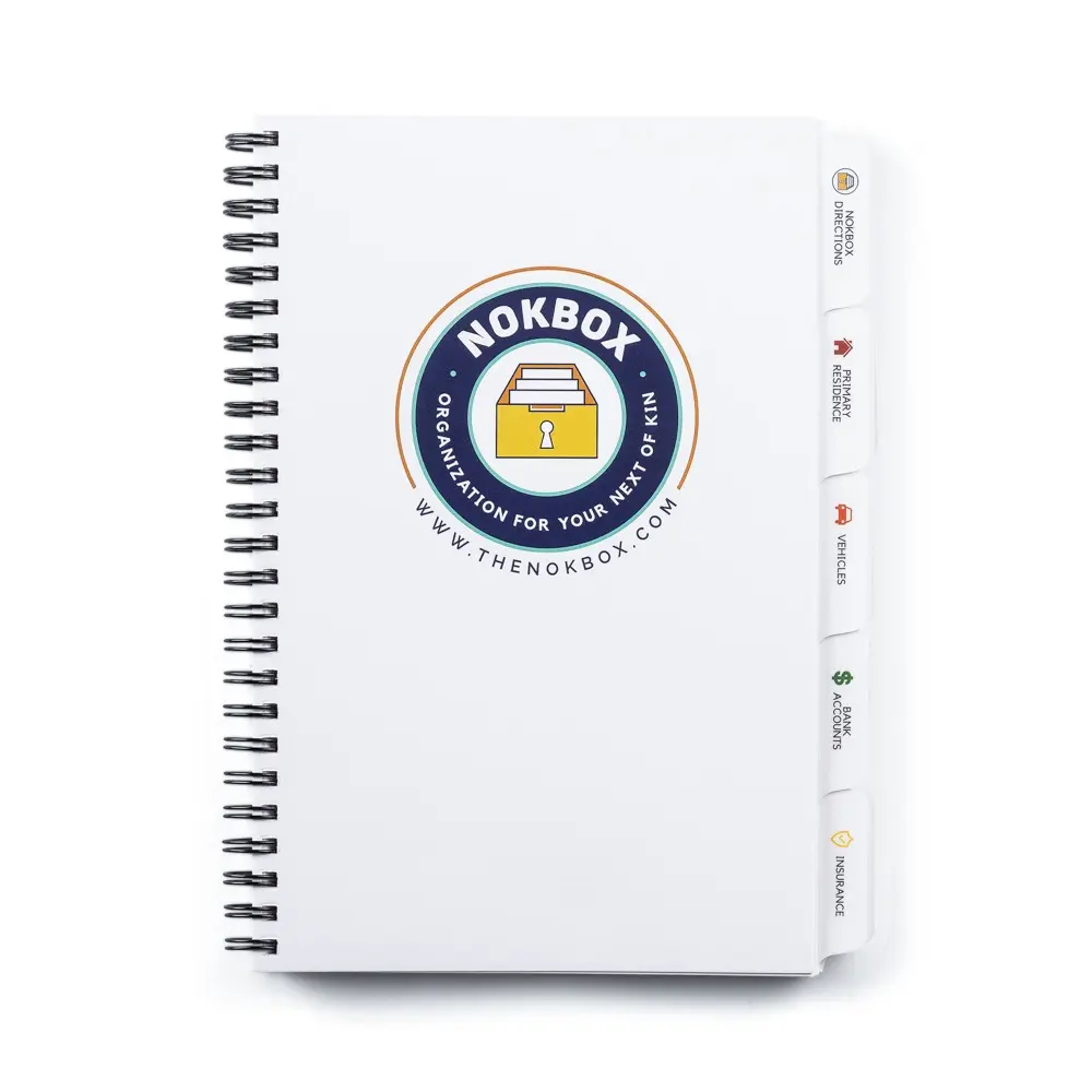 The Nokbox Companion Password Book Workbook