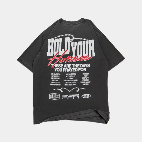 Hold Your Horses Cotton Boxy Tee