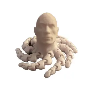 3d printed articulated rock octopus AKA the rocktopus