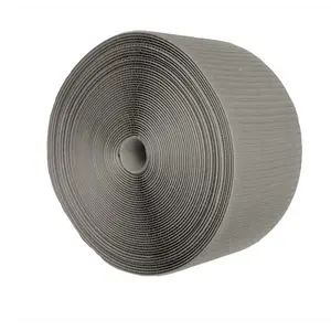 Tumbl Trak Hook Mat Fastener | 42' Long & 4" Wide | Hook Fastener for Carpet Bonded Foam Seams | for Gymnastics and Cheer Gym Floors (Grey)