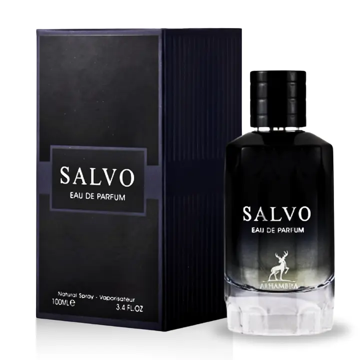 MAISON ALHAMBRA SALVO EDP Fragrance, 3.4fl.oz-100ML Single Item Men's Fragrances Perfumes with Vanilla Perfume Blend, Perfumes Fragrance Blend