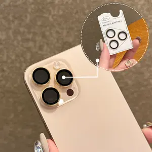 【 iPhone lens film 】Print metal lens film for Iphone16 Pro Max 15 14  High definition Tempered glass Second stick