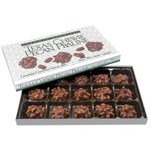 Lammes Candies Texas Chewie Pecan Pralines 15 Pieces