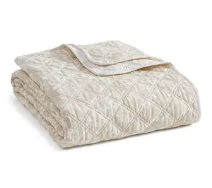 Martha Stewart Branches Beige Cotton 50"X70" Throw