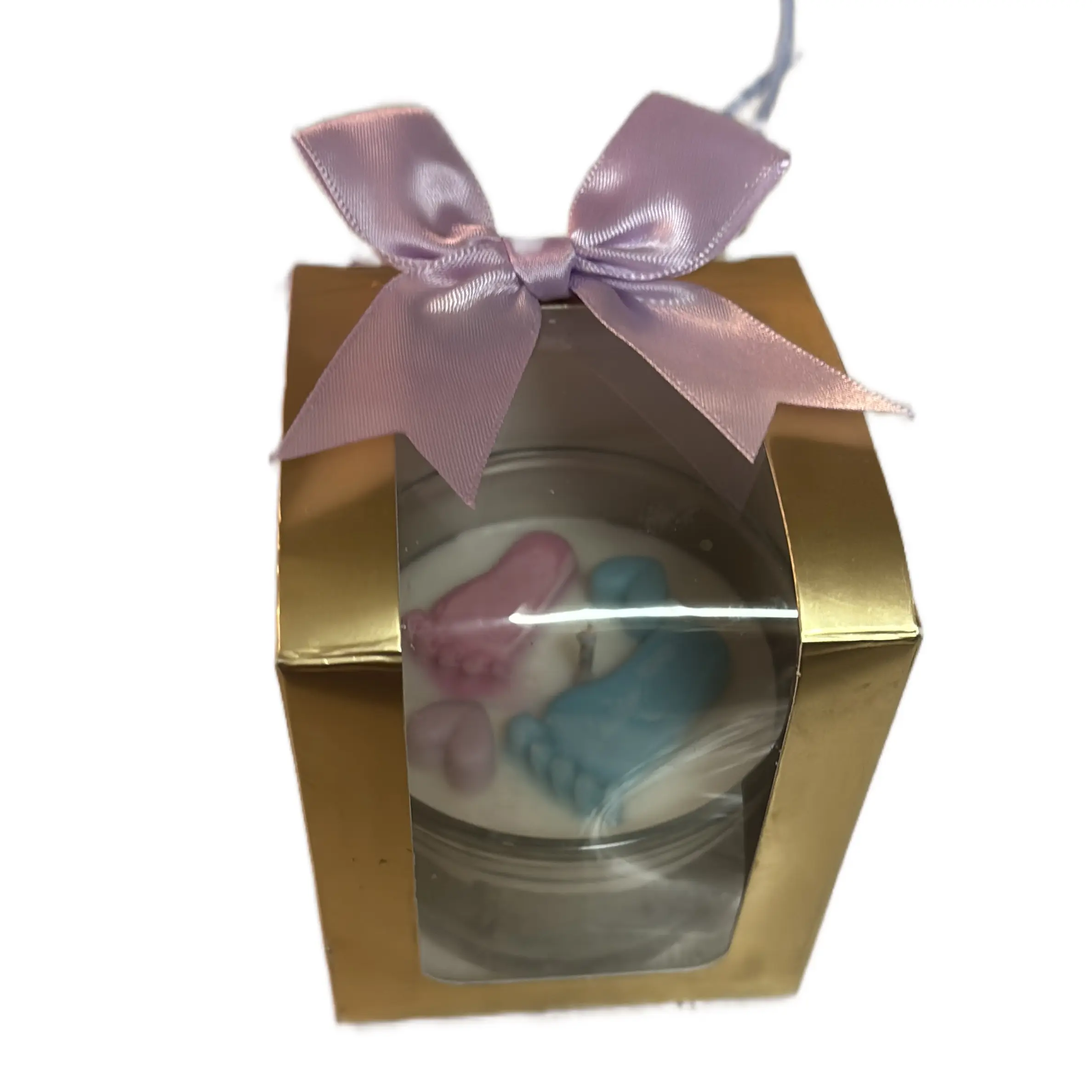 Gender Reveal Candle - Soy Wax - Pink for Baby Girl - Blue for Baby Boy - Fun and Exciting - Baby Shower Decor - Ornaments