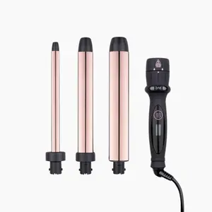 3-in-1 Curling Wand with Extended Barrels 3-in-1 Curling Wand with Extended Barrels