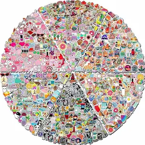 600 PCS Stickers Pack，Cute Colorful Waterproof Stickers，Vinyl Art Stickers.Stickers for Water Bottles,Skateboards and Notebooks, Laptop Stickers for Teens Girls Kids Adults