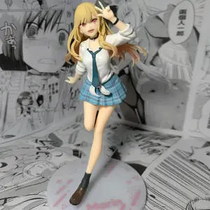 18cm My Dress-Up Darling Anime Figure Black Maid Outfit Kitagawa Marin Action Figure Shizuku Kuroe Figurine Collection Model Toy