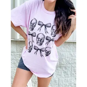 Girly Skulls Graphic Tee