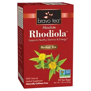 Bravo Tea Rhodiola Root herbal tea caffeine free