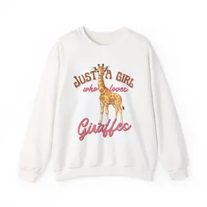Just a Girl Who Loves Giraffes Sweatshirt | Misha