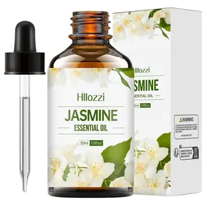 Jasmine Essential Oil 30ML Diffuser Humidifier Aromatherapy, Home Living Room Bedroom Bathroom Air Freshener, Stress Relief Relaxing Scent, Pure Essential Oils