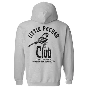 COMBAT IRON APPAREL™ Little Pecker Club Fleece Lined Hoodie