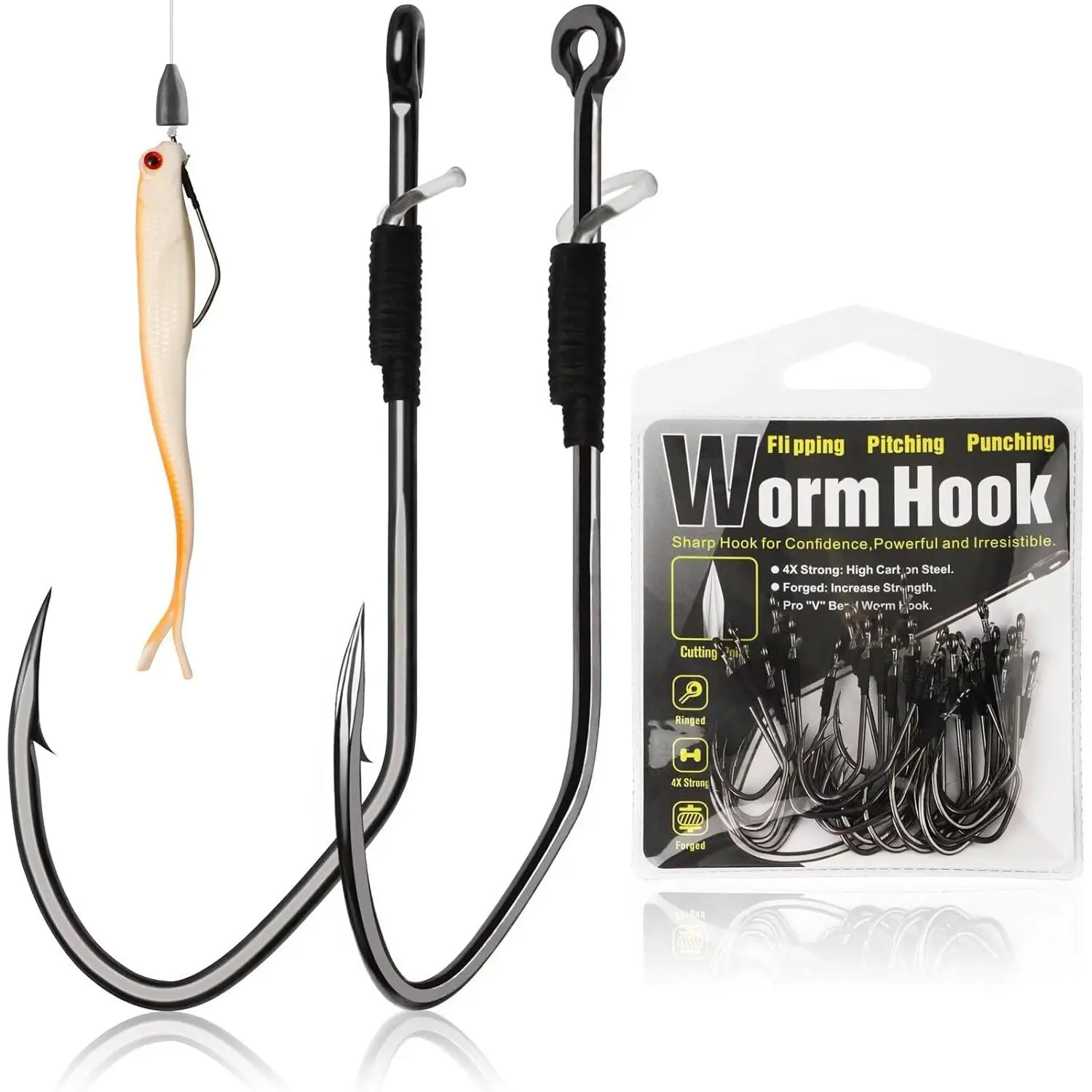 Weedless Hooks Worm Hooks Weedless Hooks for Bass Fishing Texas Rig Hooks 30PCS Professional V Fishing Hooks for Freshwater Saltwater with Baitkeeper 1/0 - TikTok Shop Weedless Hooks Worm Hooks Weedless Hooks for Bass Fishing Texas Rig Hooks 30PCS Professional V Fishing Hooks for Freshwater Saltwater with Baitkeeper 1/0 - TikTok Shop