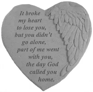 212 MAIN Winged Heart Hanging Decorative Ornament - Fairy Print Weatherproof Hangable Home Decor Sign for Window Display, Signs
