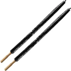 Dryer Vent Cleaner Kit Brush-2 Pack Clothes nt  30 Inch Long Flexible Pipe Refrigerator Coil Brush