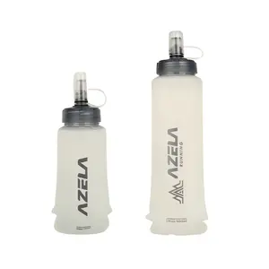 Portable Silicone Soft Water Bottle, Foldable Design, Ideal for Outdoor Sports Camping Cycling Running Hiking, Drop-Resistant Material, Sports Drinking Bottle, Travel Water Bottle