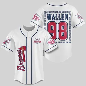 Wallen Vol 98 Baseball Jersey - Country Music Fan Merch
