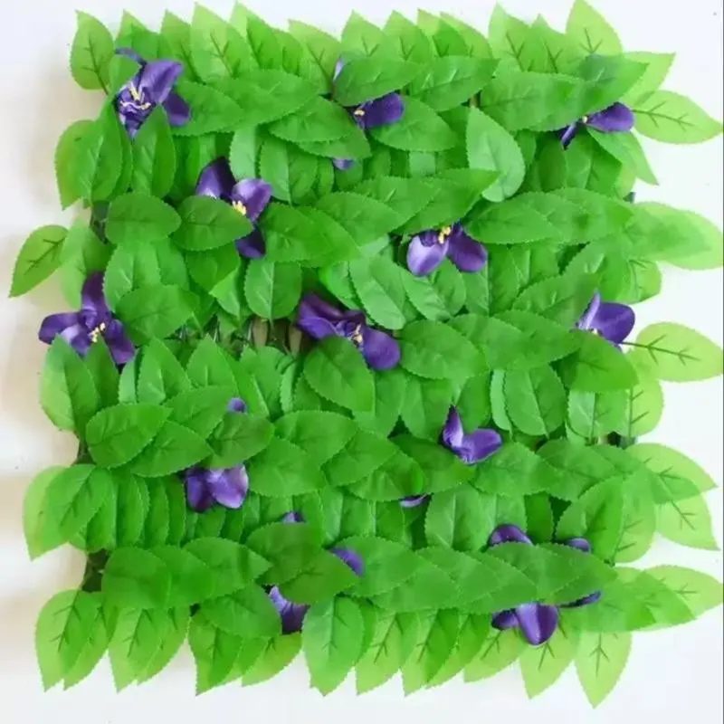 Expandable Fence Screen, Floral Artificial Hedge Grid Board, Garden Privacy Wall Decor, Easy Install Weatherproof Design, Perfect Gift