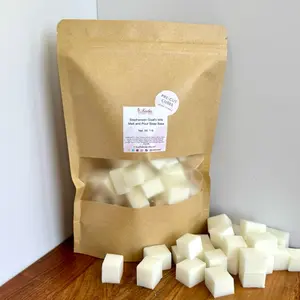 Melt and Pour Soap Base 1lb Goats Milk Pre-Cut Cubes DIY Soap Making Supplies for All Levels Essential for Handmade Soaps