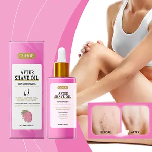 After Shave Oil, After Shaves Oil Women Sensitive Skin, Strawberry Vanilla Shave Lotion Women, No Irritating Ingredients, Safe to Use, Delicate Care, Make the Skin Smooth and Delicate