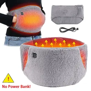 Menstrual Heating Pad with Hand Warmer, Uterus Warmer Belt with 3 Heat Levels, Heated Waist Abdomen Belly Wrap Belt, Portable Heating Pad, Multifunctional Heating Pad for Women and Girls Gift