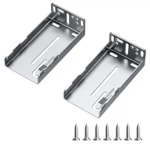 VEVOR Drawer Slides Brackets, 10 Pairs Drawer Rails for 100 LBS Side Mount Ball Bearing Rail, Heavy Duty Cabinet Drawer Bracket for Dresser Drawer Track Runners, Kitchen Replacement Part for DIY