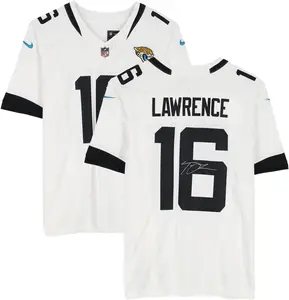 Trevor Lawrence Jacksonville Jaguars Autographed Nike White Vapor Fuse Limited Jersey - Fanatics Authentic Certified