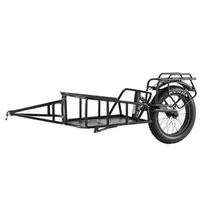 【DealsForYouDays】VEVOR Bike Cargo Trailer, 70 lbs Load Capacity, Heavy-Duty Bicycle Wagon Cart, Compact Storage & Quick Release Structure with Universal Hitch, 20" Wheels, Fits Most Bike Wheels, Carbon Steel FrameSummervibes
