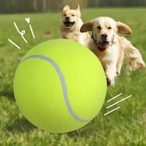 Tennis Ball Design Dog Toy, Interactive Training Ball for Dogs and Cats, Durable Chew Toy