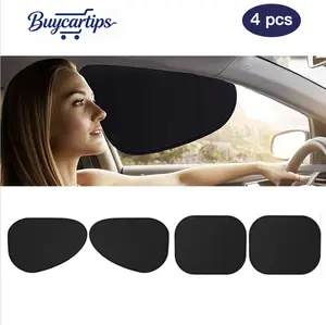 Car Side Window Sunshade (4 PCS and 2 PCS), Shading and UV Blocking, Protects car Interior and Privacy for All Models (Two Pieces for The Front seat)