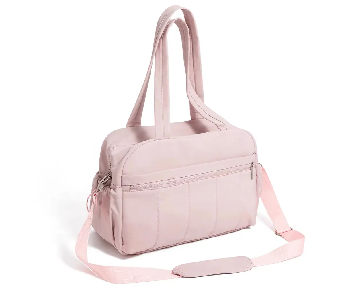 Large capacity shoulder bag,travel storage bag,waterproof portable luggage tote bag, multi zipper pocket design, sports and fitness travel handbag