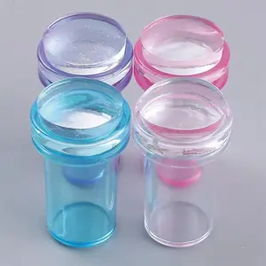 French Manicure Transfer Tool Kit with Stamp & Scraper, Nail Stamp Tips, Easy Odorless Design Transfers, Suitable for Hands, Feet and Nail Art Accessories, Nail Art Tools