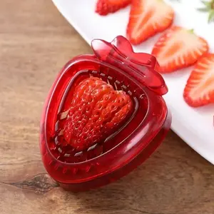 Stainless Steel Strawberry Slicer, Creative Fruit Multifunctional Slicer, Egg Slicer, Tomato Slicer, Kitchen Gadget, Durable & Efficient