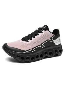 Teenagers' Durable Thick Sole Outdoor Sports Shoes, Height Increasing Non-Slip Men's Breathable Casual Running Sneakers