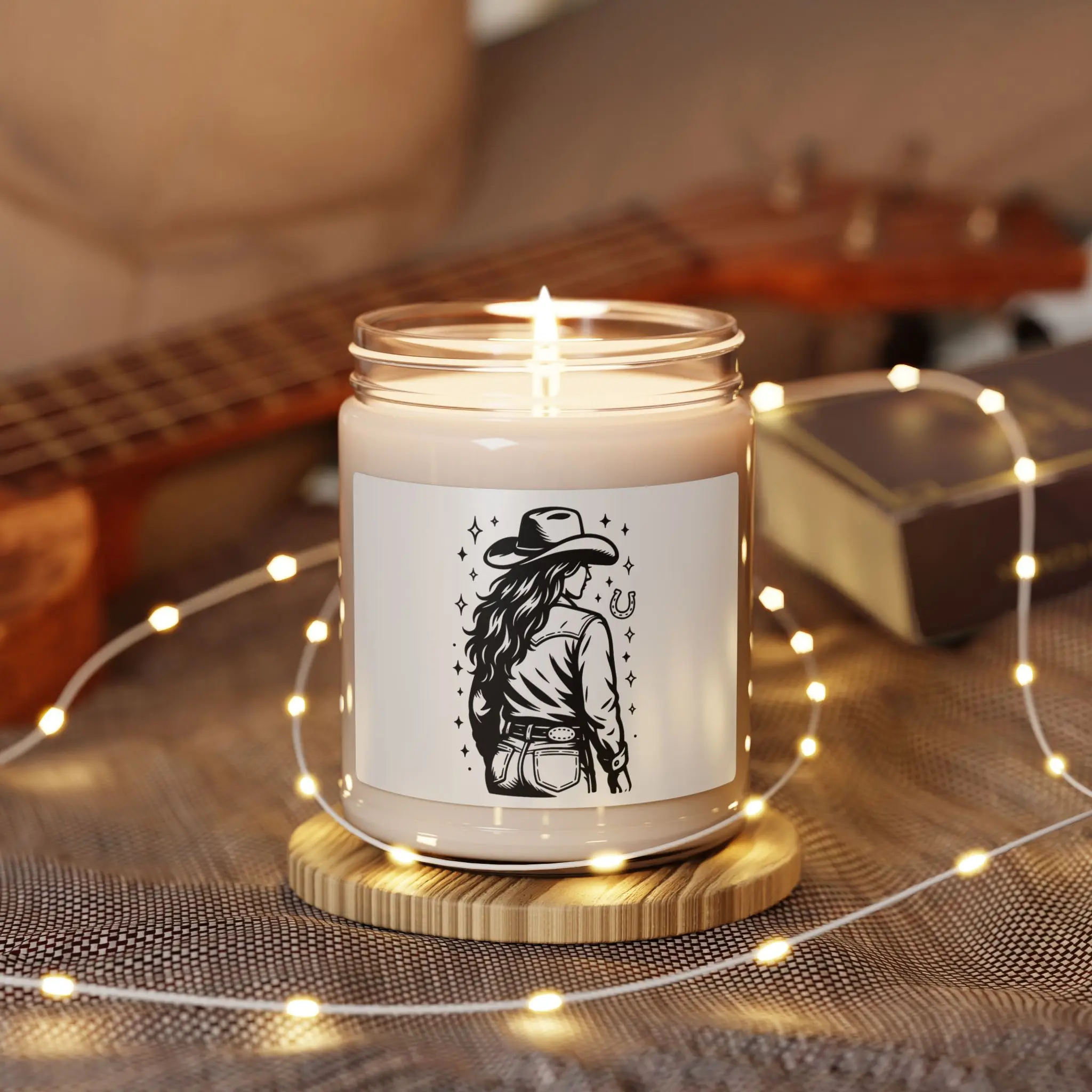Cowgirl Spirit Scented Soy Candle | Western Decor, Gift for Her, Home Fragrance, Rustic Candle, Farmhouse Style