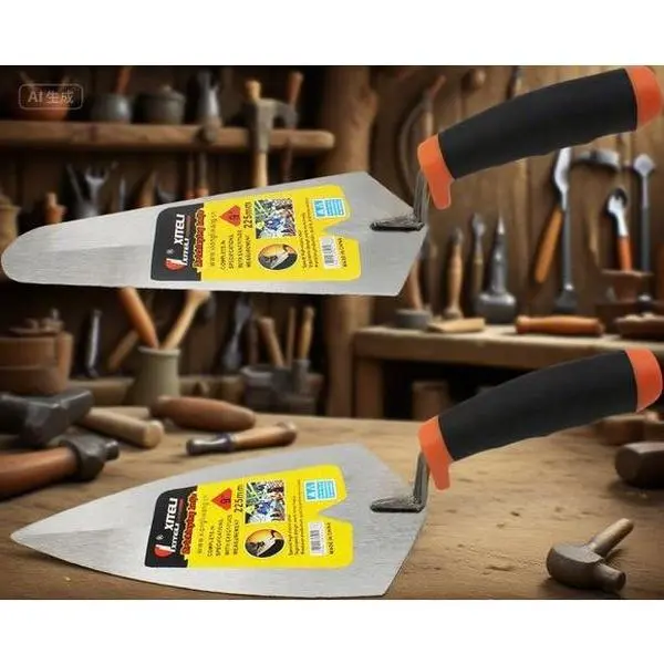 9" Bricklaying Trowel Set with Soft Grip Handle, Pointing and Gauging Tools for Masonry Work, Durable Margin Trowel, Ergonomic Design for Precision, Professional Construction Hand Tools