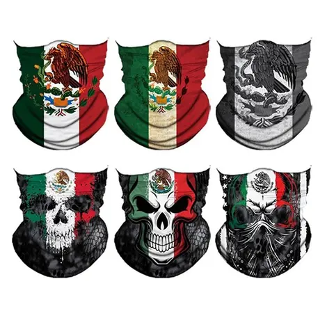 Yeomoo Neck Gaiter Face Mask - 6-Pack Seamless Cooling UV Protection Bandana, Multifunctional Balaclava Scarf for Cycling, Fishing, Climbing, Motorcycle, Outdoor Construction Work, Unisex Summer