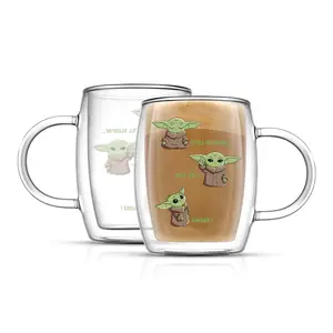Star Wars The Mandalorian Awake Double Wall Mugs, Set of 2