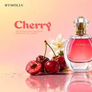 BYMOLIA Sweet Cherry Vanilla Eau de Parfum 50ml (1.7 fl oz) | Long Lasting Perfume For Women | Floral Fruity Daily Wear Scent | Jasmine & Sandalwood | Vegan & Cruelty-Free Clean Fragrance