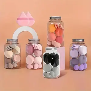 Makeup Tool Set, 1 Set Makeup Sponges & Powder Puffs & Mini Beauty Eggs, Multifunctional Makeup Tools for Women & Girls, Facial Sponges