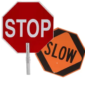 Marvin STOP & SLOW Sign with Adapter