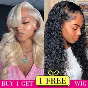 [Combo sale 28"&22"]"buy 1 get 2 wig" 613 13x4 LaceFront Wigs Human Hair with Baby Hair 180% DensityHuman Hair Wigs
