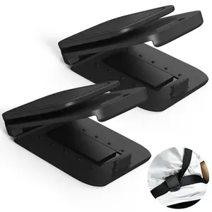 Car Seatbelt Adjuster Set, Shoulder Neck Safety Belt Locking Clip, Comfortable Driving, Adjustable Car Seatbelt Clips, Improve Comfort