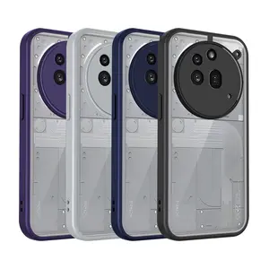 Shockproof Protective Silicone Case Cover for Nothing Phone 3a Pro, Air Cushion Design, Clear Matte Finish, Durable Protection for 5g Device