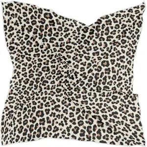 Silk Scarf Women Silk Neckerchief Sleep Hair Wrap  Scarf Square Headwear Lady Aesthetic Accessory 35.4 * 35.4in